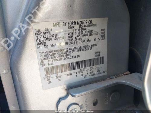 Exhaust Fluid Pump 2012 FORD F-250 Super Duty Pickup